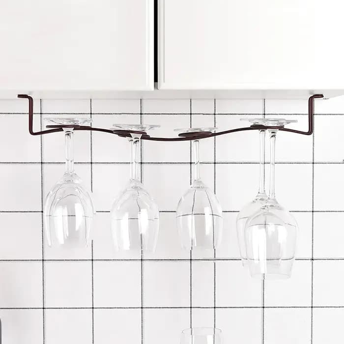 Support de rangement décoratif et durable pour verres à vin