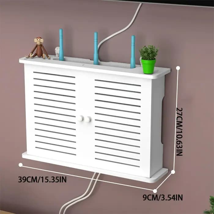Boîte de rangement pour routeur WiFi