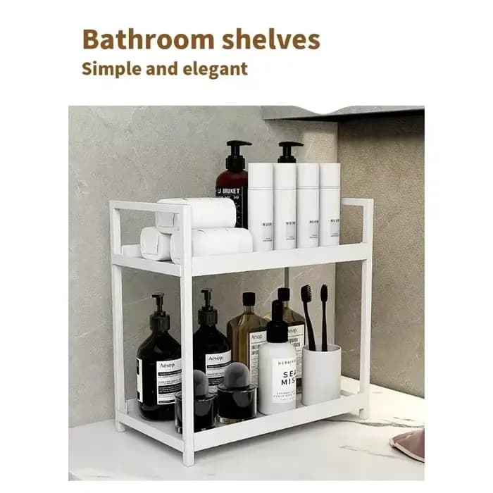 Nouvelle étagère de rangement double pour parfums et cosmétiques