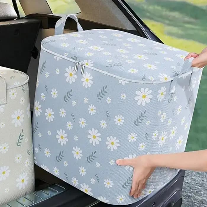 Boîte de rangement extra large avec couvercle