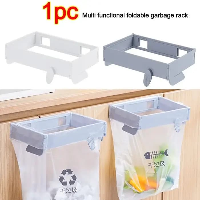 Nouveau support de sac poubelle suspendu permettant de gagner de l'espace