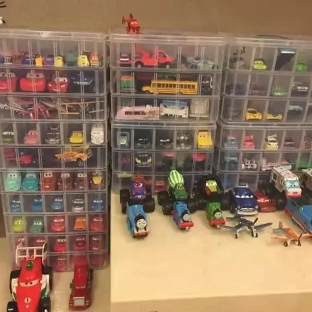 Mini boîte de rangement pour modèle de voiture