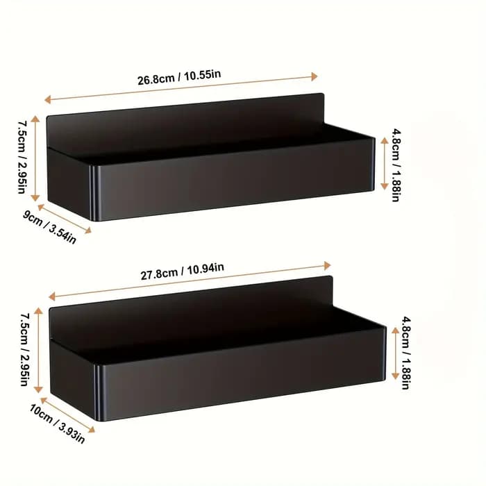 Support de rangement magnétique 2 pièces/4 pièces