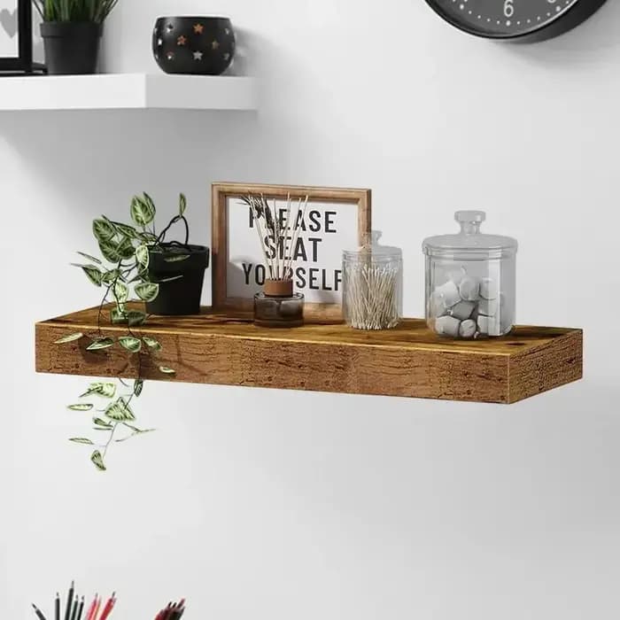 Étagère flottante à fixation invisible, support mural robuste pour le rangement des livres, décoration pour la maison, la cuisine, la chambre à coucher, la chambre d'enfant