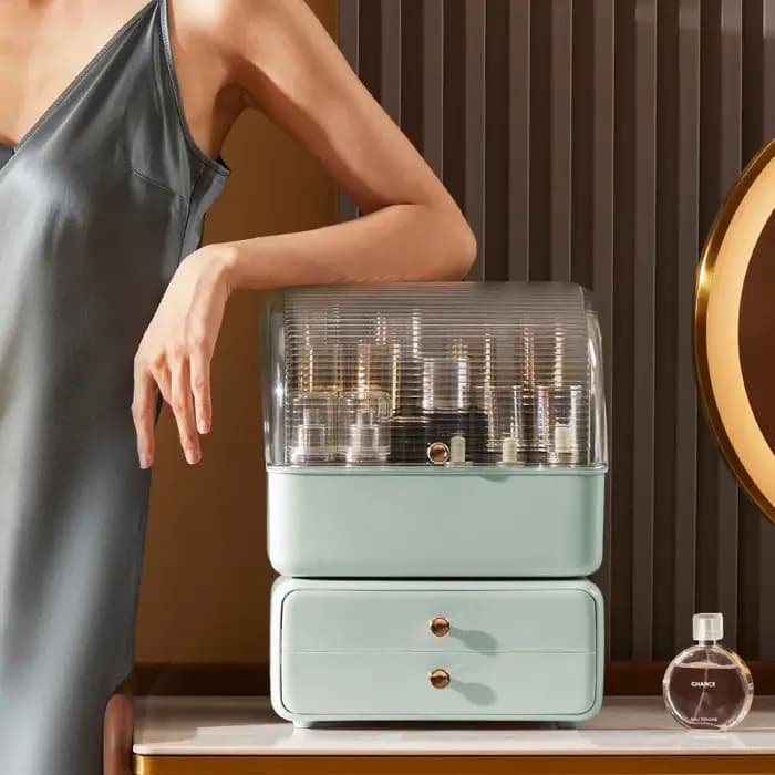 Boîte de Rangement de Cosmétiques de Bureau