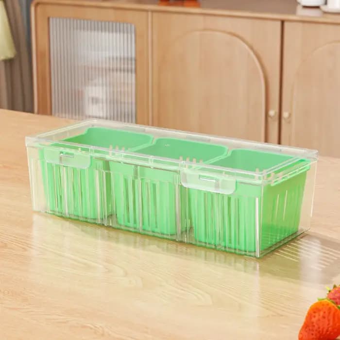 Organisateur de stockage de réfrigérateur résistant aux aliments