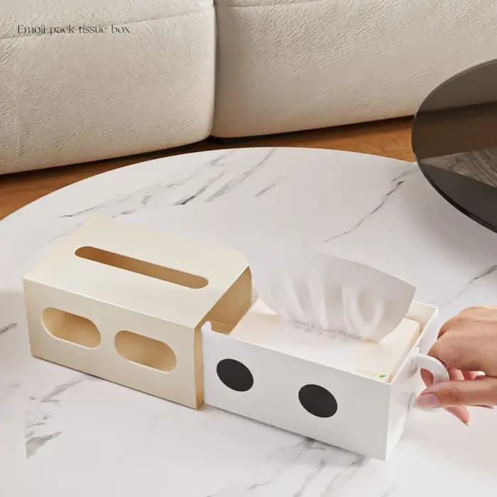 Couvercle de boîte à mouchoirs rectangulaire mignon
