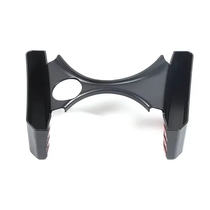 Boîte de rangement latérale de la console centrale ABS noire