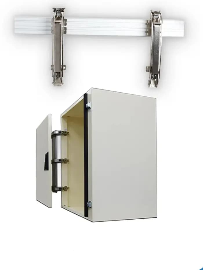 Charnière de porte coulissante latérale pliante pour armoire