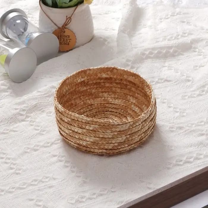Panier de rangement tissé à la main