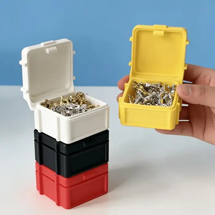 Boîte de rangement scellée empilable