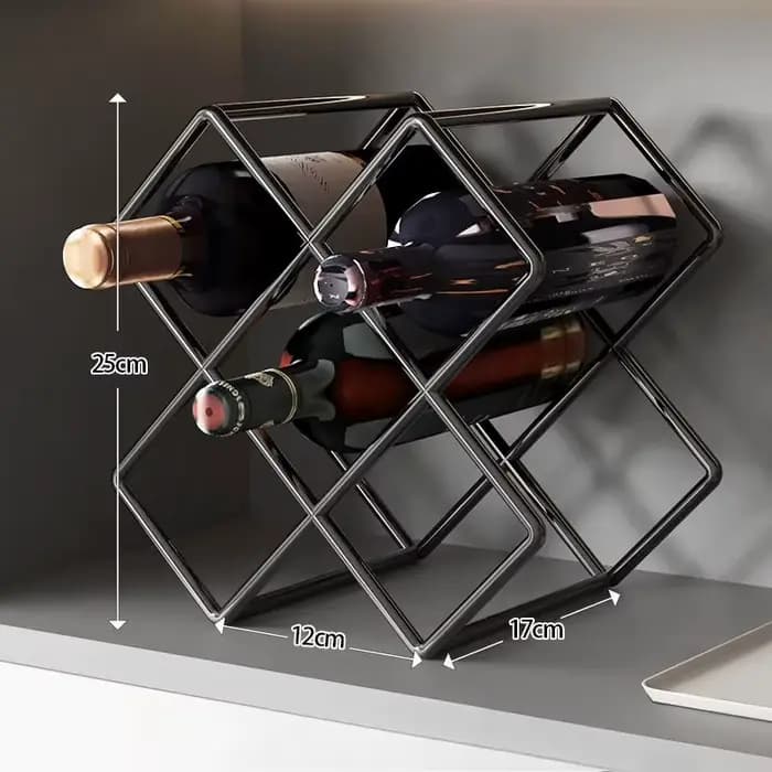 Casier à vin ménage lumière luxe losange treillis armoire à vin support de rangement bouteilles de vin