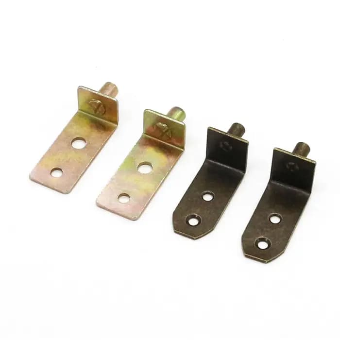 Support d'étagères en fer, 4 pièces, 5mm/6mm