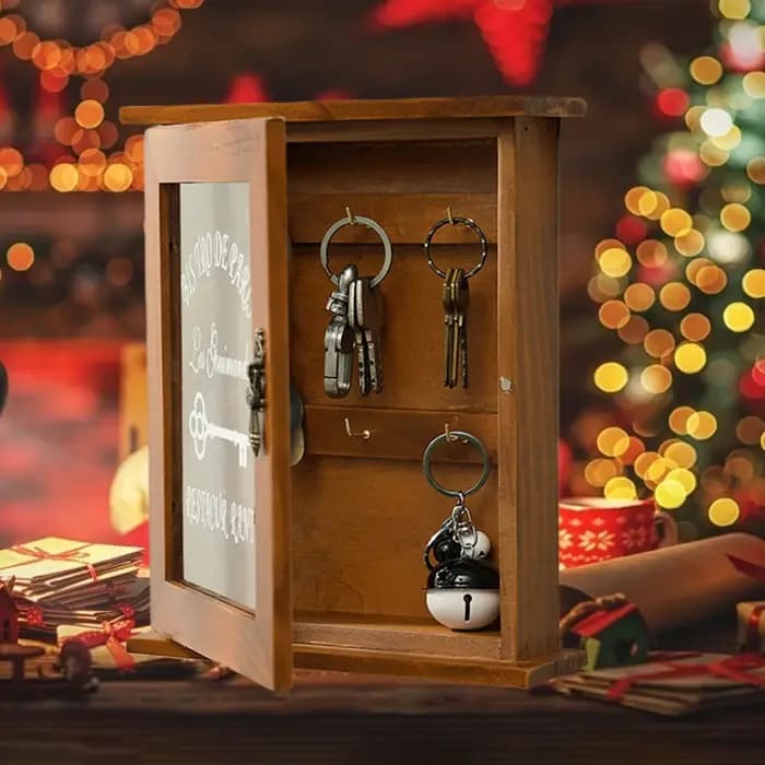 Key EvaluWooden-Armoire à clés