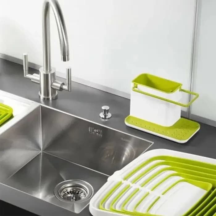 Étagère organisateur cuisine évier appareil support filtre à eau stockage vaisselle tissu