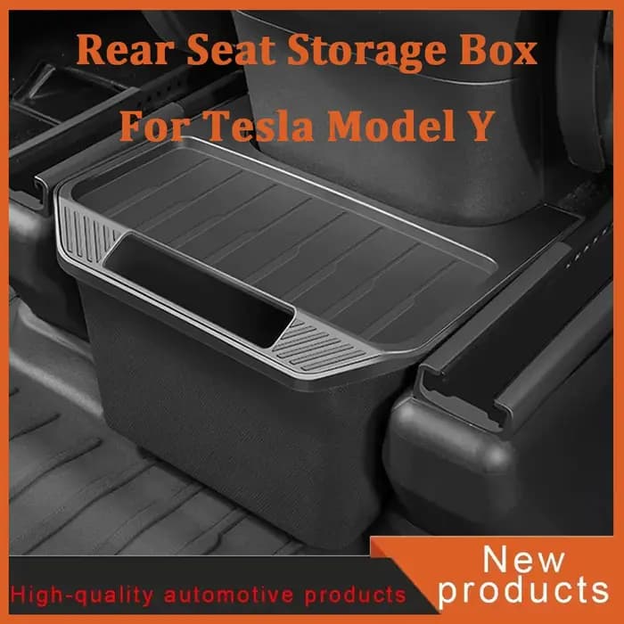 Boîte de rangement de siège arrière pour Tesla modèle Y 2021 – 2024