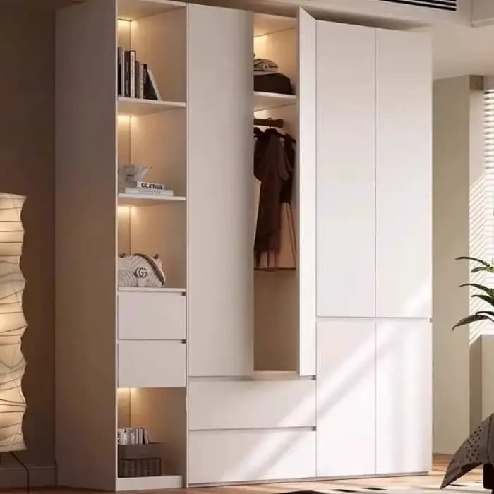 Armoire de Luxe en Métal pour Vêtements