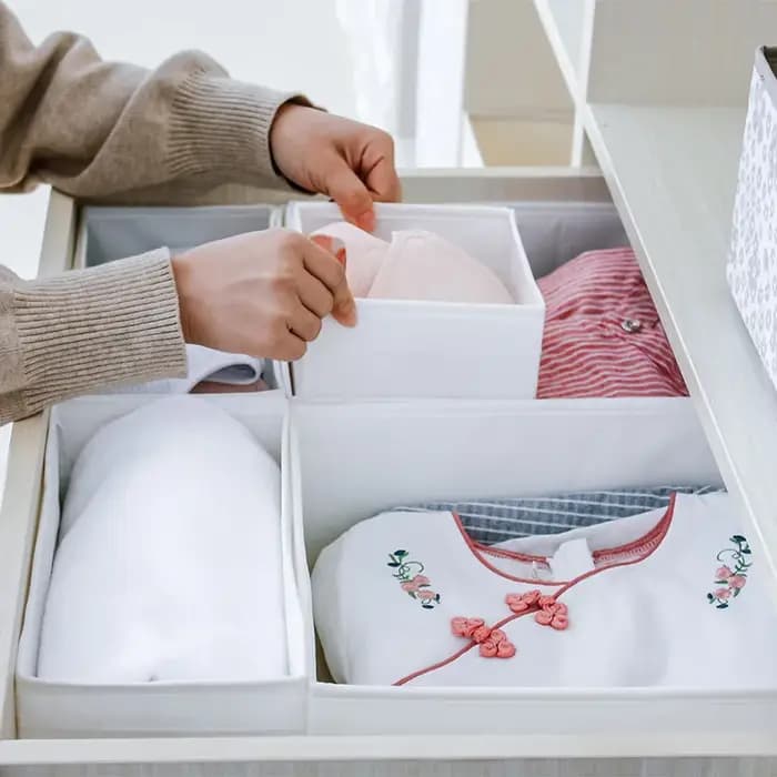 Oxford tiroir organisateur boîte pour sous-vêtements vêtements