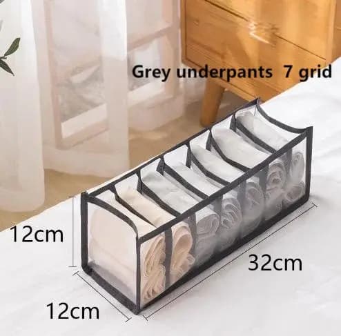 MELEvalual-Boîte de rangement pliable pour sous-vêtements, 1 pièce, organisateurs de Cisco, boîtes d
