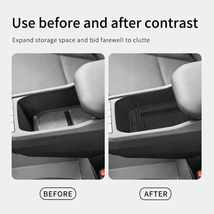 Boîte de rangement pour accoudoir de voiture Kia EV3 2024-2026