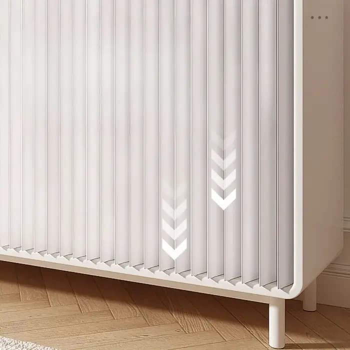Rideau court de style japonais avec rail coulissant en tissu pour porte de cuisine