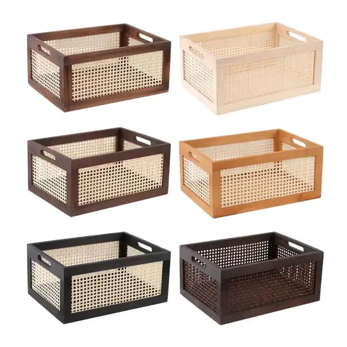 Boîte de rangement de style bohème