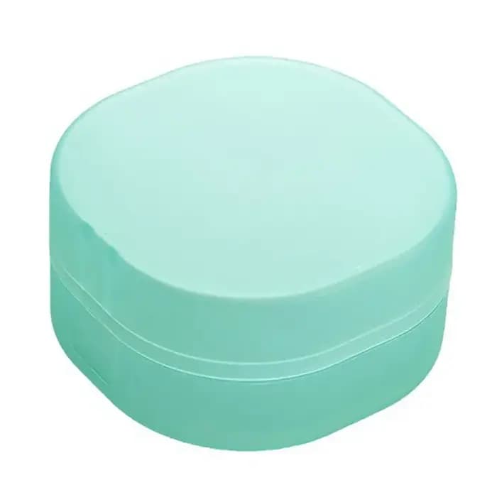 1 pièces créatif PP rond voyage boîte à savon salle de bain