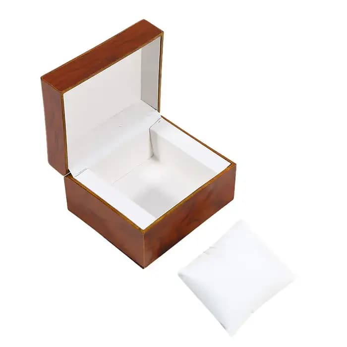 Boîte à montre simple en bois de luxe pour voyage