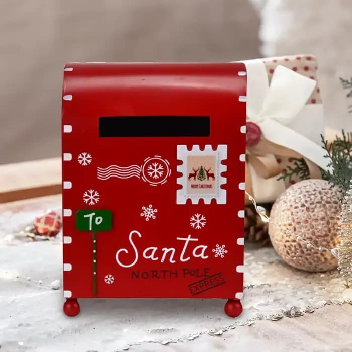 Boîte aux lettres de Noël murale étanche pour cour et jardin