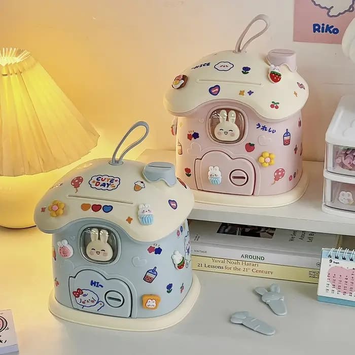 Boîte de rangement créative mignonne pour chambre plus lente