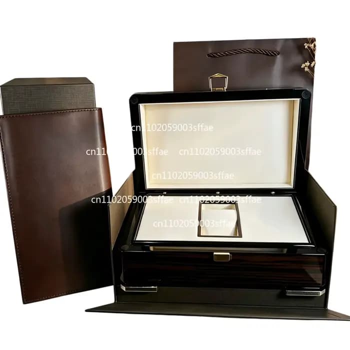 Boîte à montres en bois massif haut de gamme marron