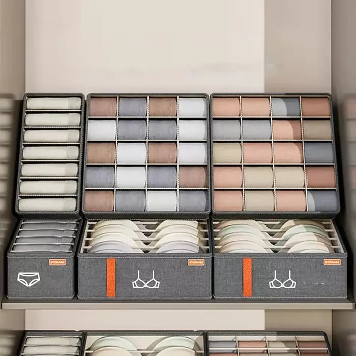 20/6/7/1 grilles Cation PP chaussette soutien-gorge pantalon simplicité organisateurs d'armoires et de tiroirs maison tri boîtes rangement organisateur boîte