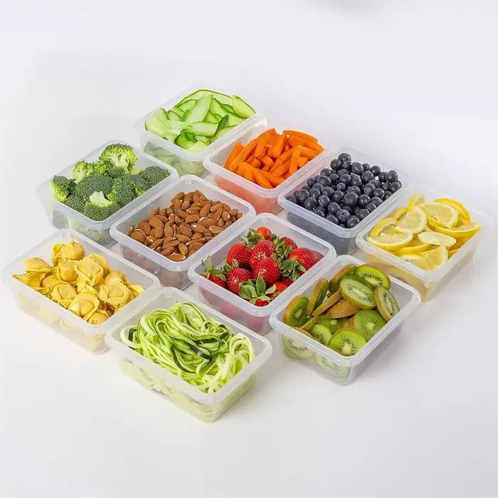 Ensemble de conteneurs alimentaires de cuisine, lavable au micro-ondes au lave-vaisselle sans BPA, 1