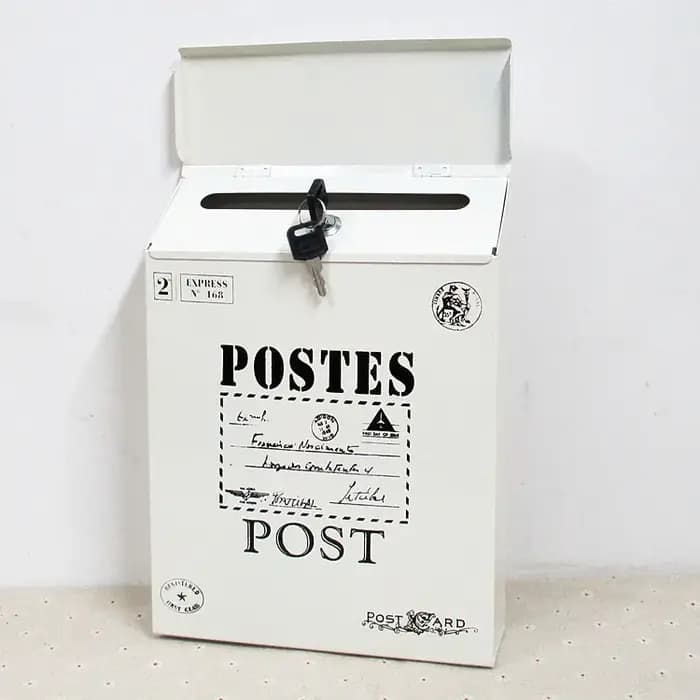 Boîte aux lettres murale suspendue, porte-journaux, Suggestion des lettres, boîte aux lettres murale