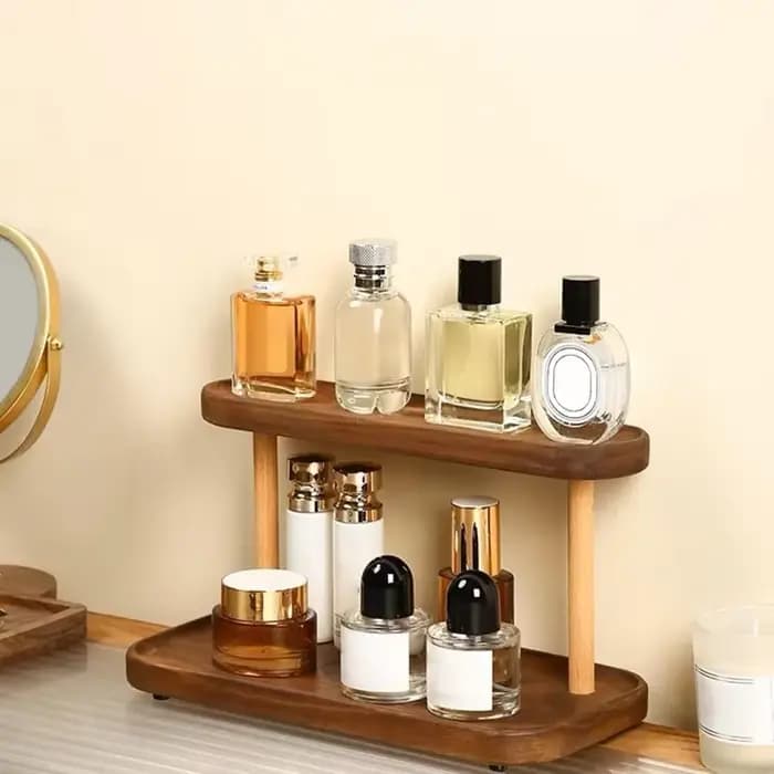 ﹝HOT﹞ Étagère de rangement en bois à 2 niveaux