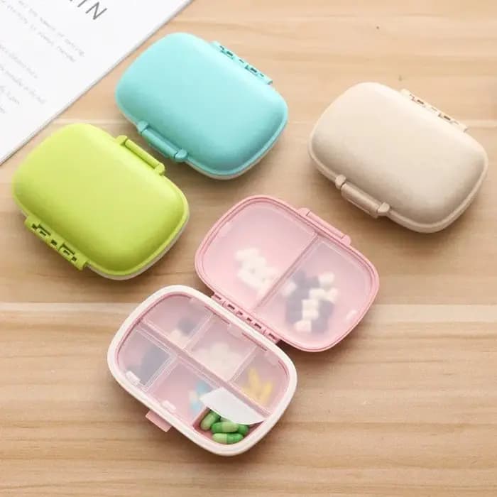 Mini boîte à pilules Portable à 8 grilles