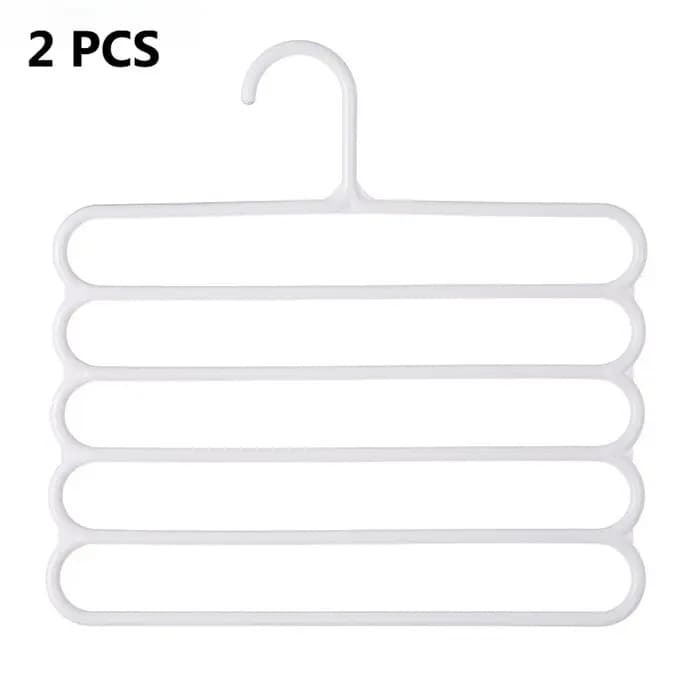2/4 pièces porte-pantalons multifonctionnel ménage gain de place multicouche pantalon cintre