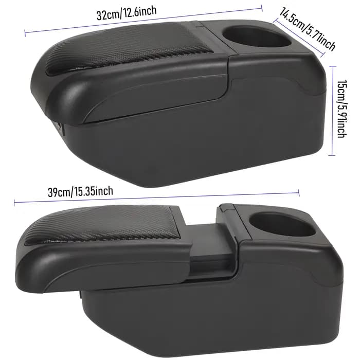 Boîte de rangement pour accoudoir de voiture Nissan Kicks