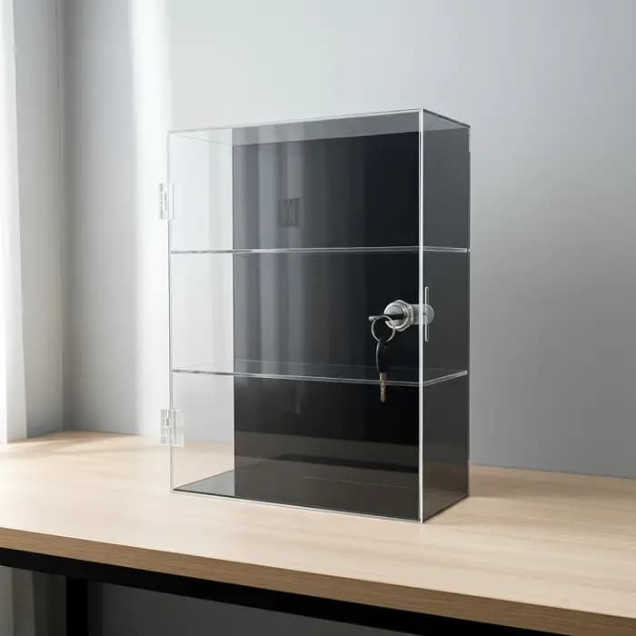 Armoire de rangement en acrylique pour cosmétiques