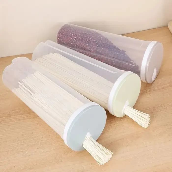 Boîte de rangement moderne en plastique pour nouilles longues