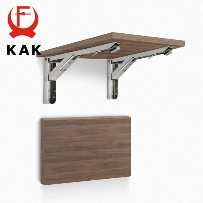 KAK 2 pièces supports d'étagère pliants support