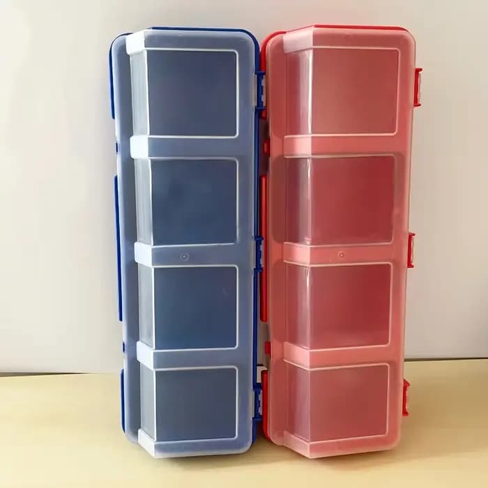Boîte de rangement multi-compartiments en plastique durable pour petits composants