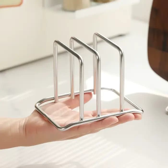Support de planche à découper en acier inoxydable
