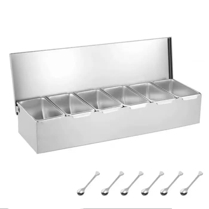 Boîte de rangement créative pour épices avec couvercle