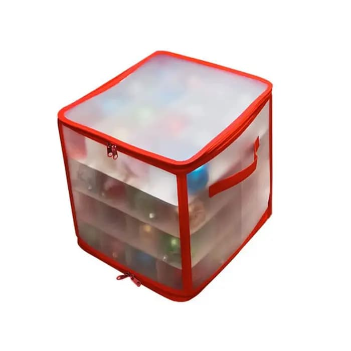 Boîte de rangement de boules de noël, tendance chaude, rangement de boules de noël, décorations d'ar