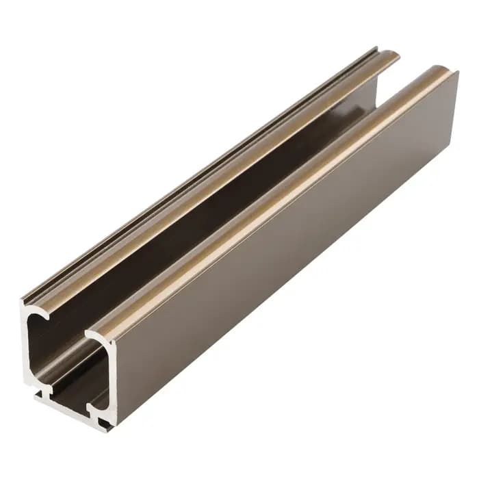 Rail de porte coulissante pliante en bois massif
