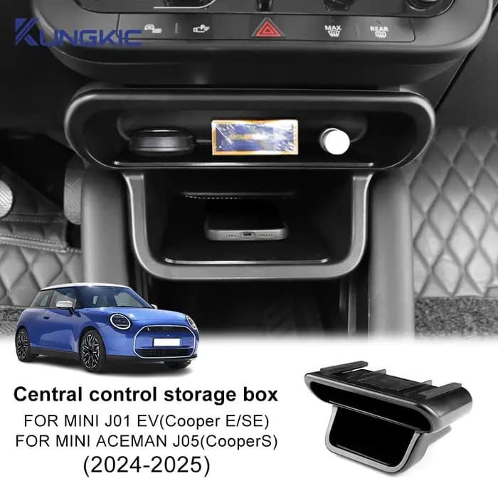 Boîte de rangement de commande centrale de voiture