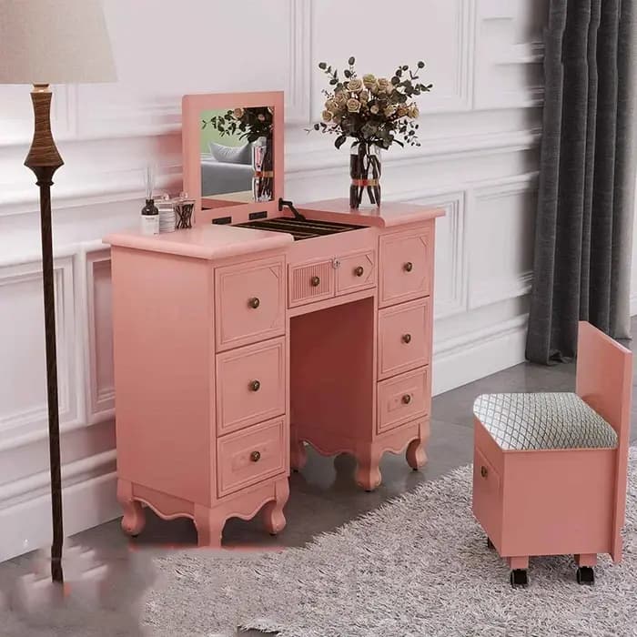 Commode esthétique moderne Style Vintage tabouret commode en bois armoire De maquillage Tocador De M
