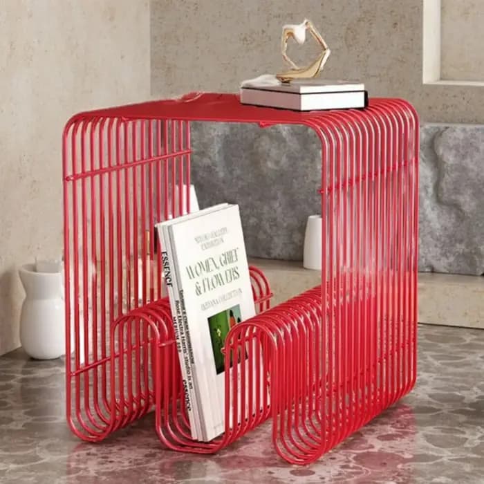 Étagère métallique moderne et élégante – Organisateur mural et sol multifonctionnel pour tables bass