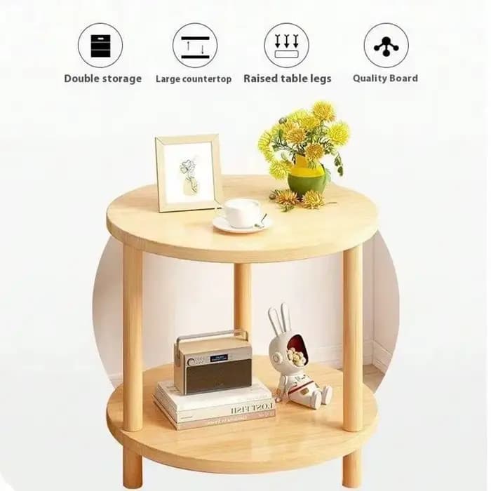 Table de chevet moderne en bois